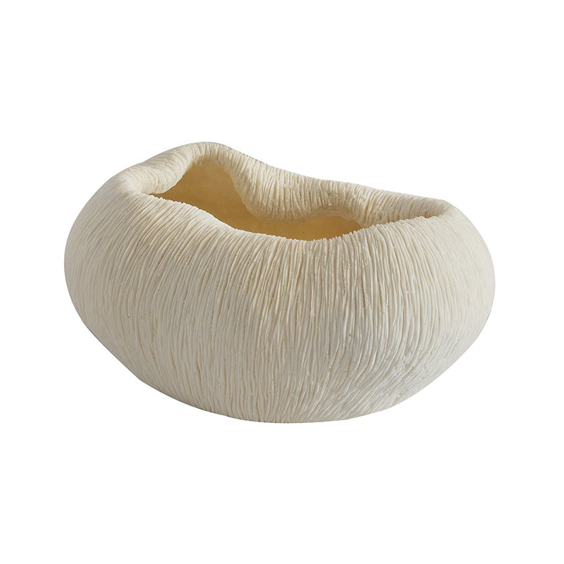 CORAL SCALLOPED BOWL