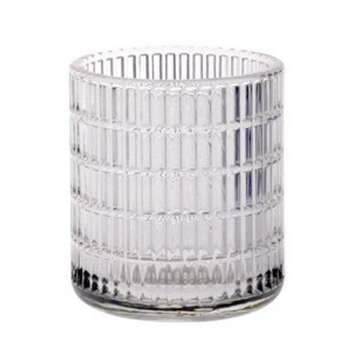 ASSORTED GLASS TEA LIGHT HOLDER