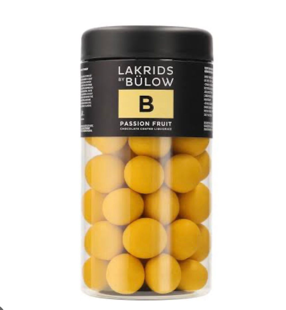 B - PASSION FRUIT - CHOCOLATE COATED LIQUORICE