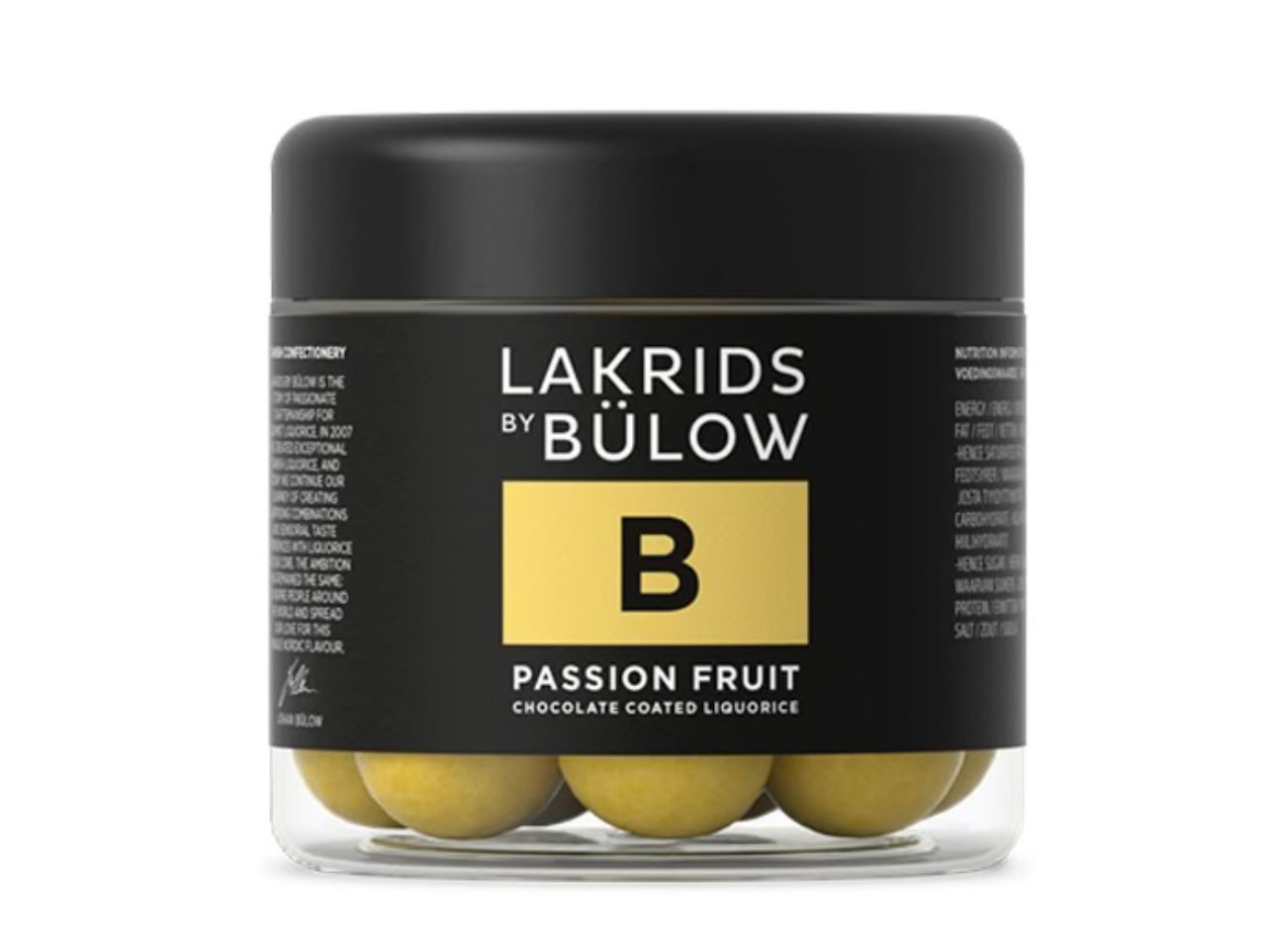 B - PASSION FRUIT - CHOCOLATE COATED LIQUORICE