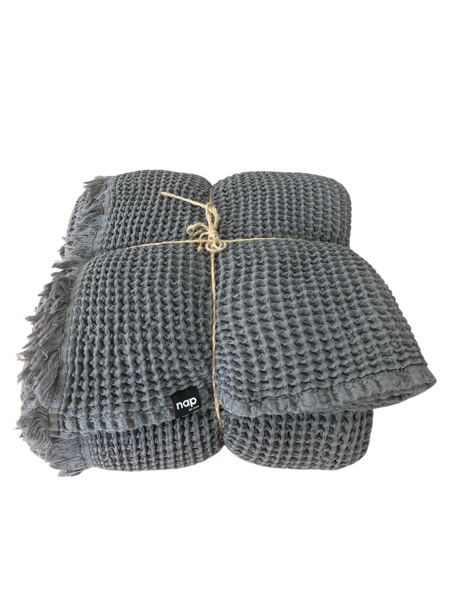 WAFFLE THROW ASSORTED 230X250