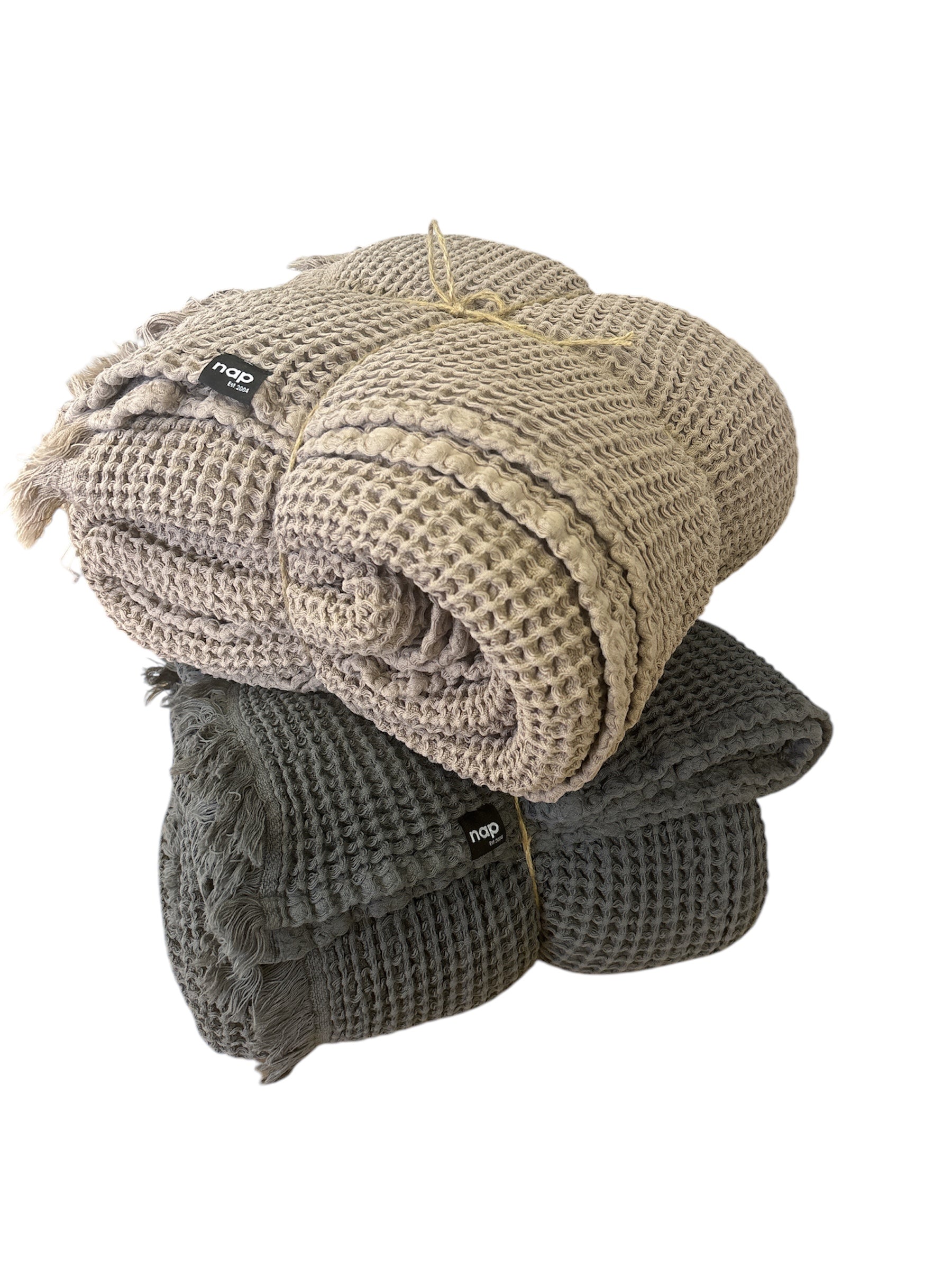 WAFFLE THROW ASSORTED 230X250