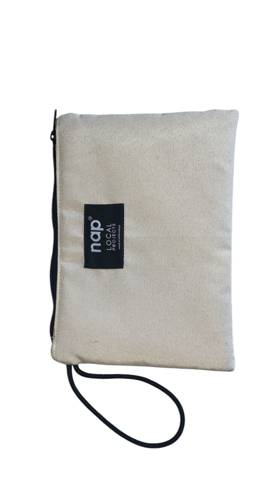 NAP CANVAS BAG BLACK AND STONE