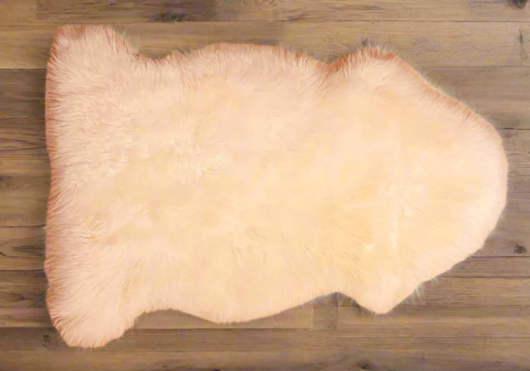 NEW WOOL SHEEPSKIN extra fluffy