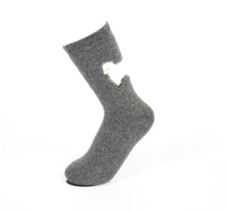 LADIES THICK WOOL & ANGORA SOCKS