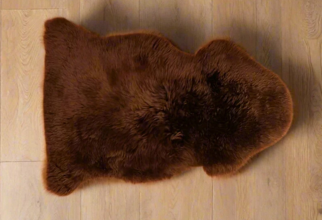 NEW WOOL SHEEPSKIN extra fluffy