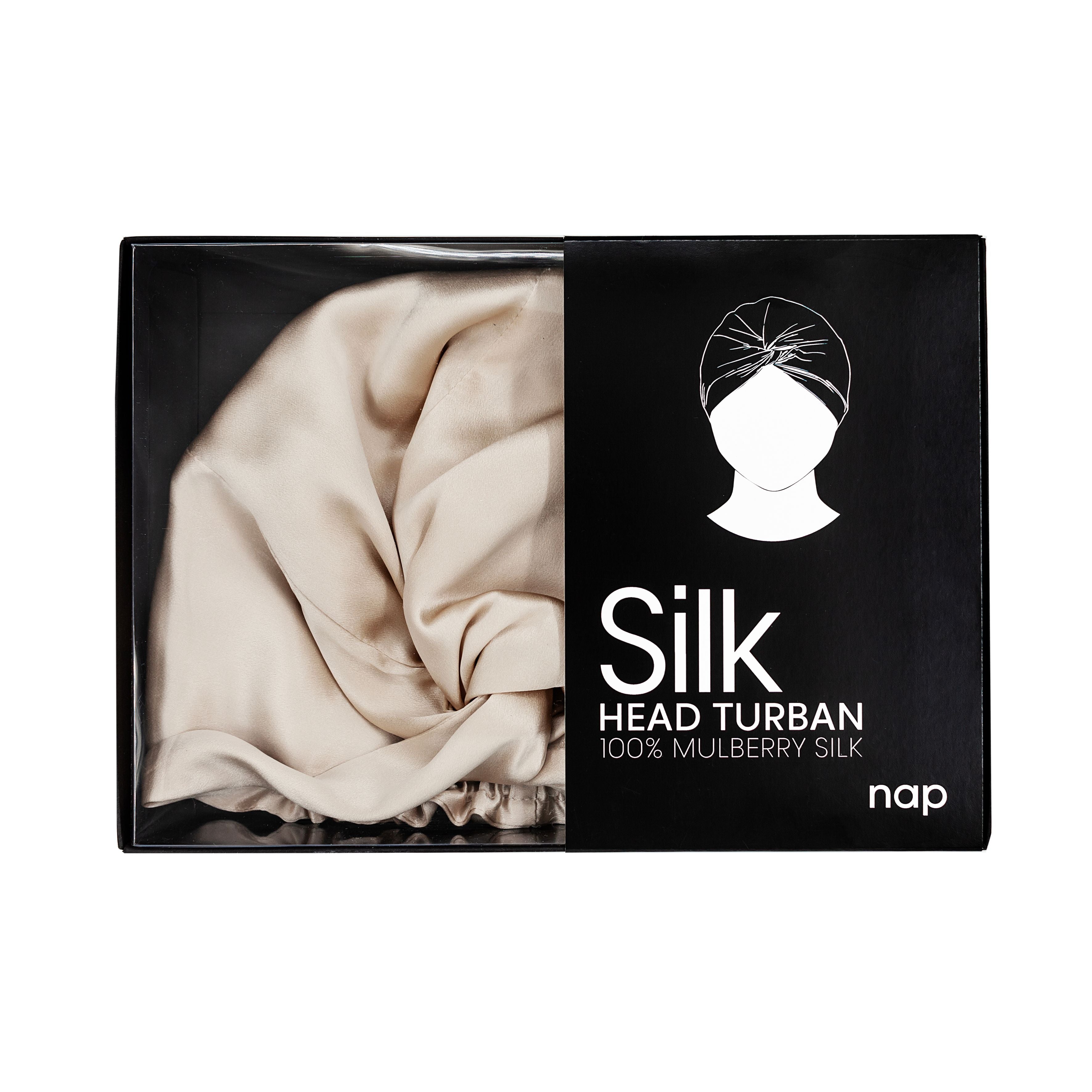 nap 100% Pure Silk Scarf Turban