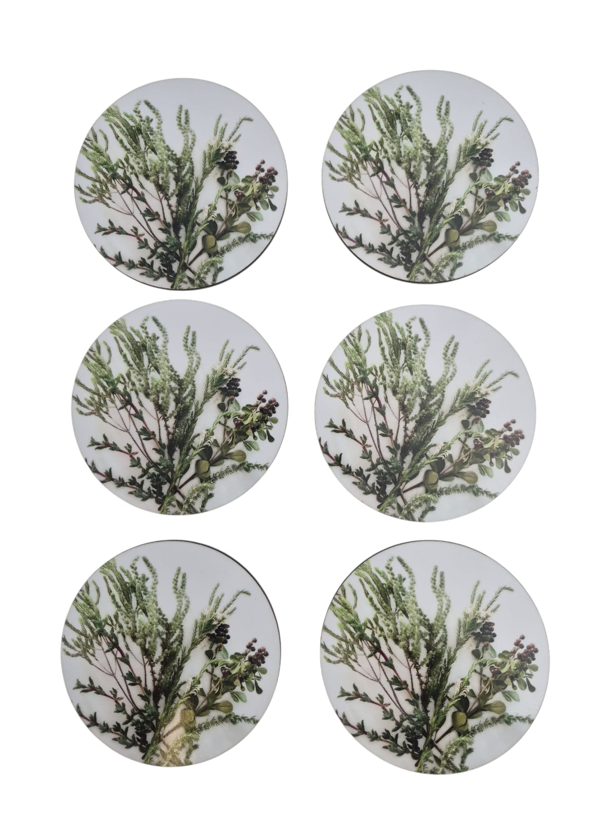 COASTER SET OF 6 ASSORTED