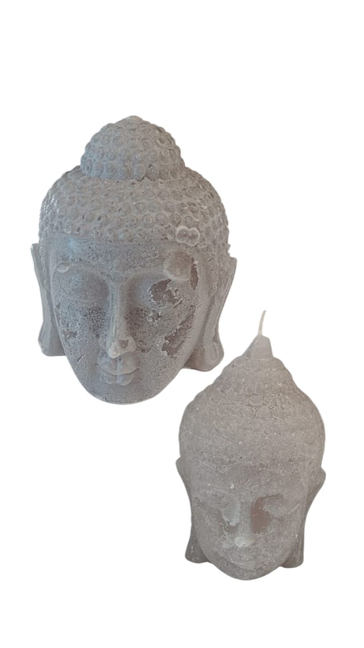 BUDDHA HEAD CANDLE