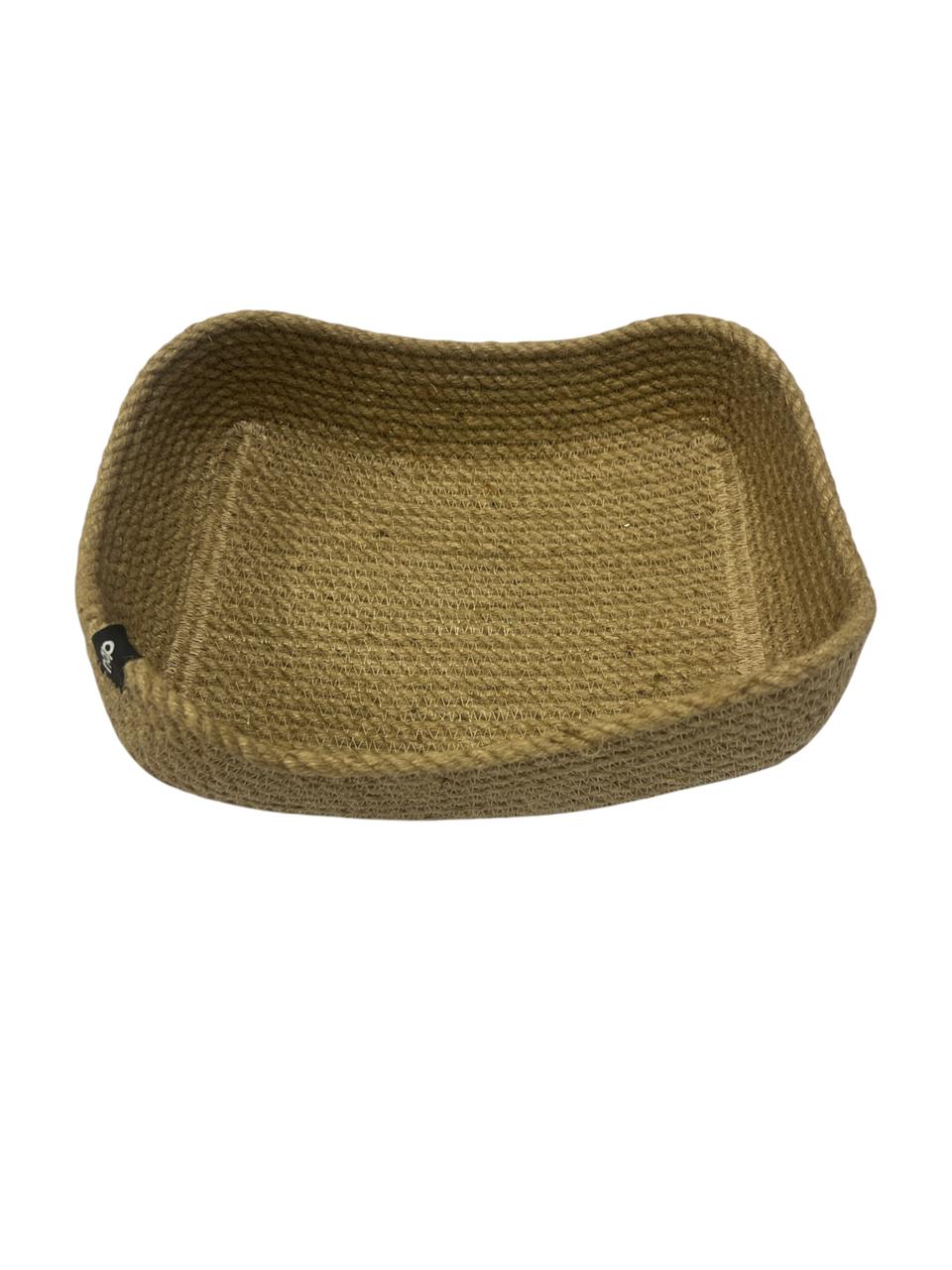 RECTANGULAR BASKET HAND MADE - ASSORTED