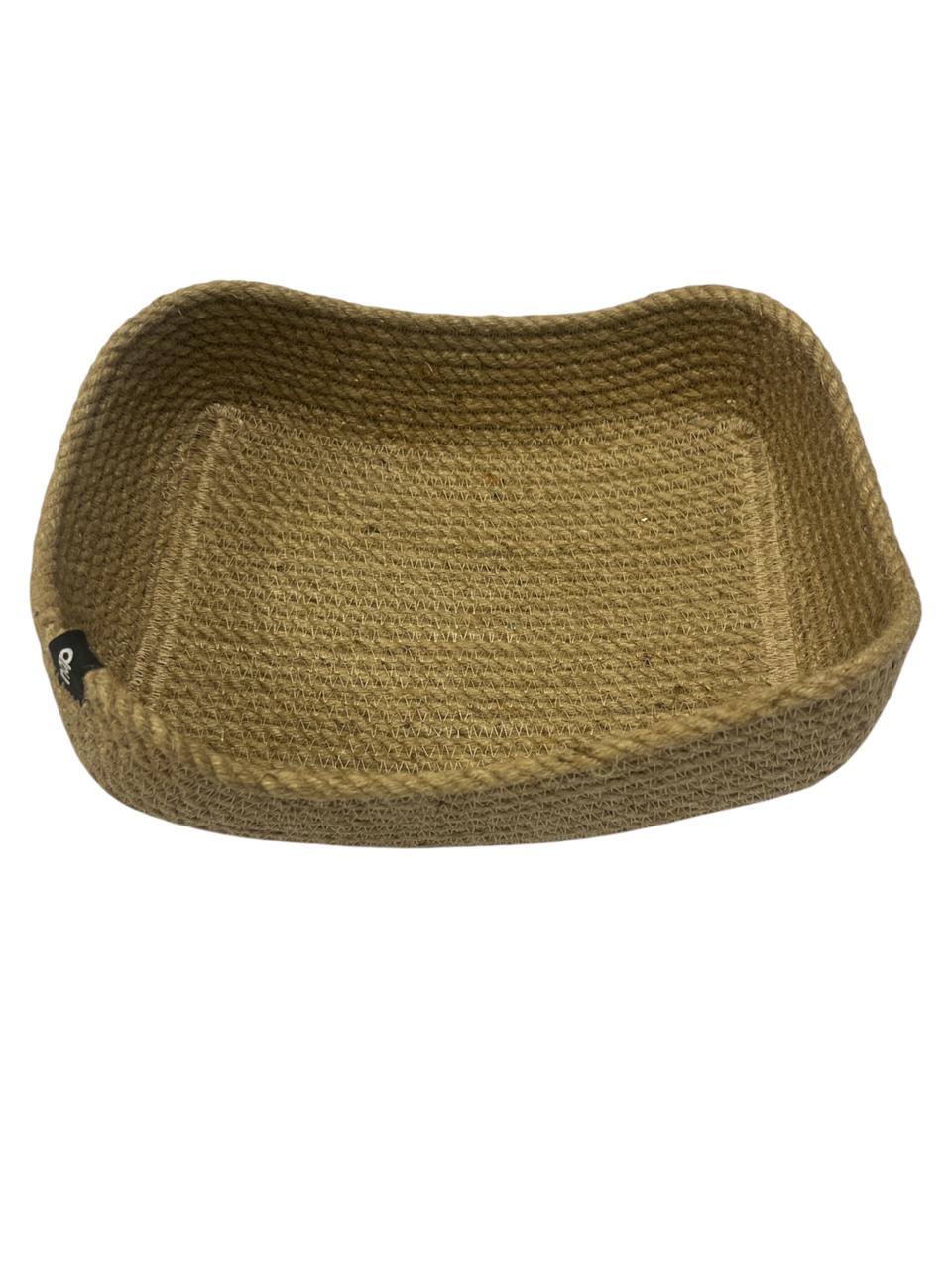 RECTANGULAR BASKET HAND MADE - ASSORTED