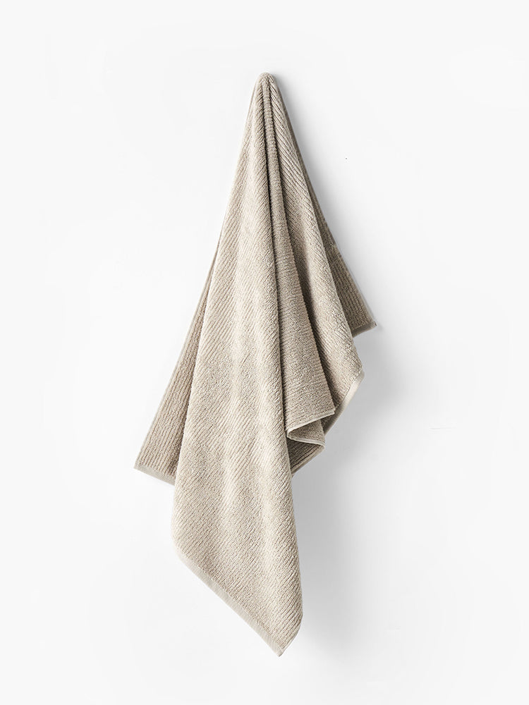 GREY REED RIBBED TOWEL ASSORTED