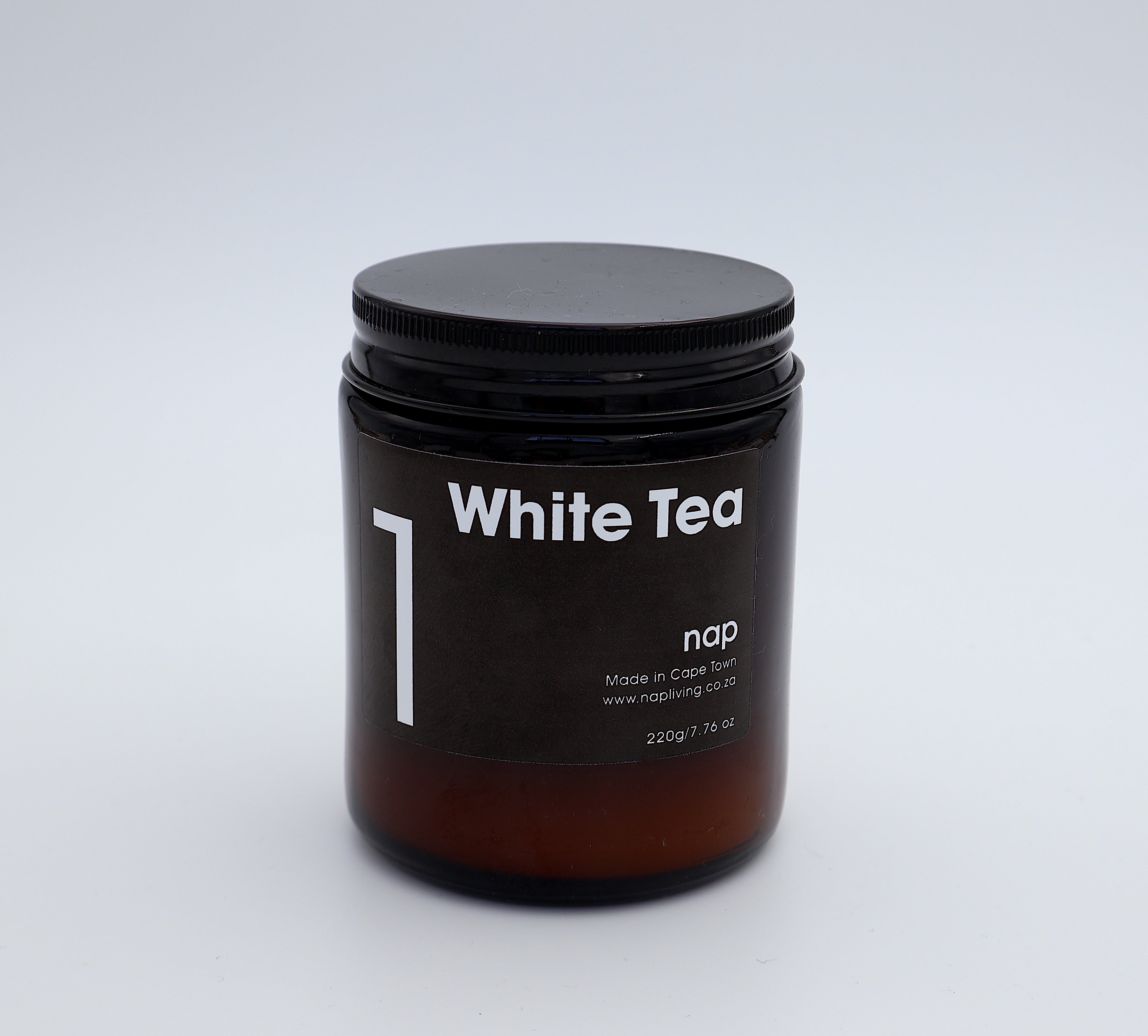 nap 1 WHITE TEA CANDLE JAR