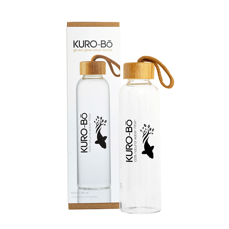 KURO-BŌ GLASS WATER BOTTLE