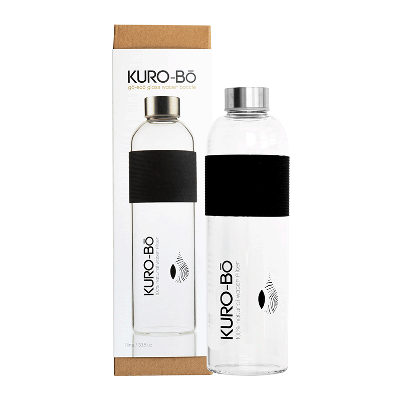 KURO-BŌ GLASS WATER BOTTLE