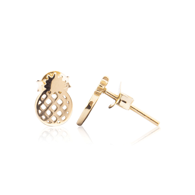 PINEAPPLE STUD EARRING