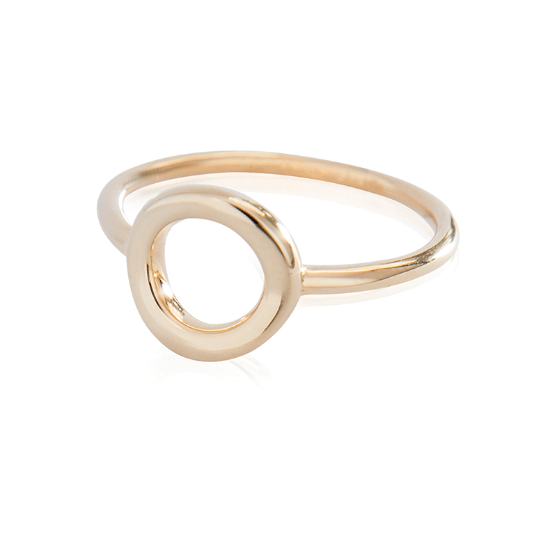 HOLLOW CIRCLE RING