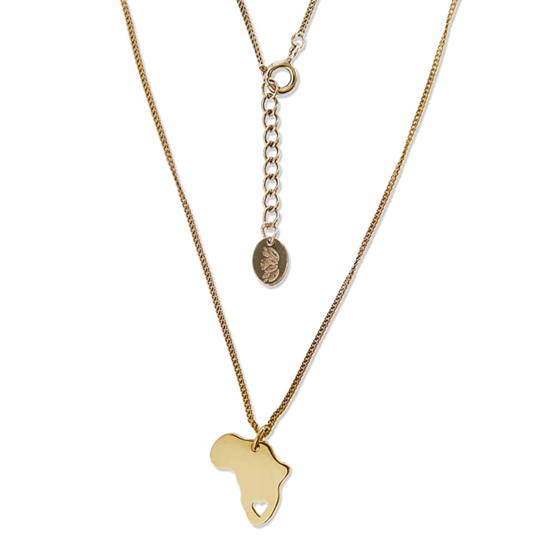AFRICA HEART NECKLACE
