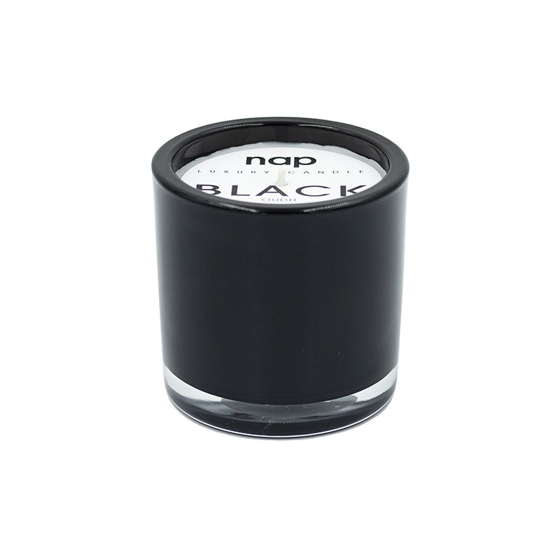 BLACK OUDH LUXURY GLASS CANDLE