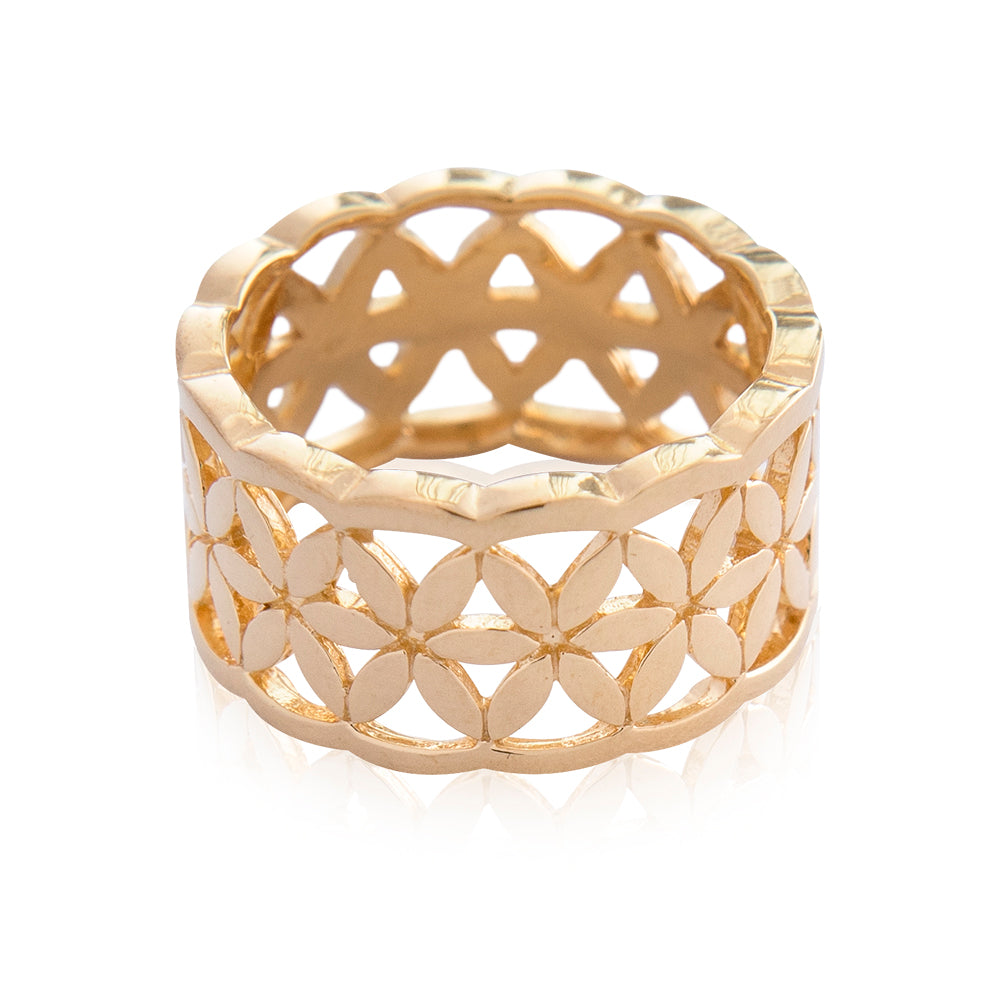 FLOWER OF LIFE RING