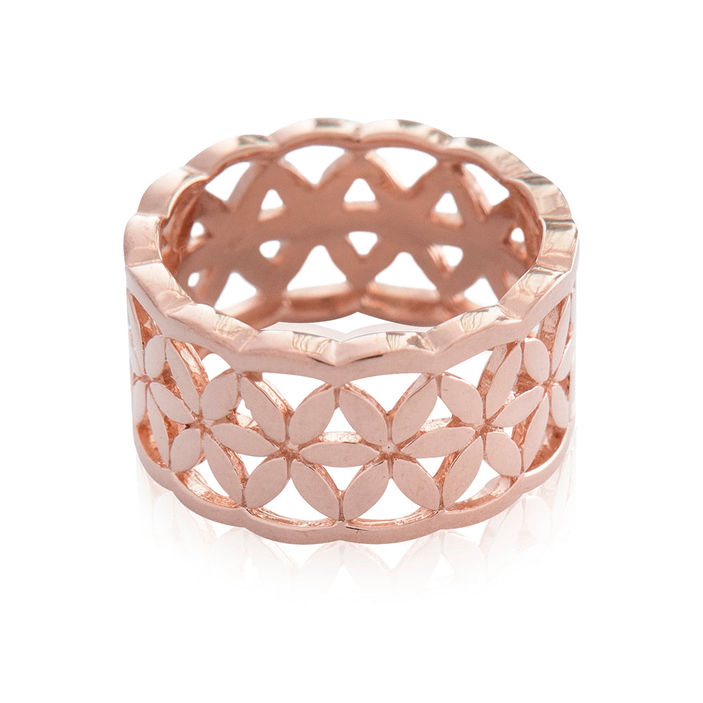 FLOWER OF LIFE RING