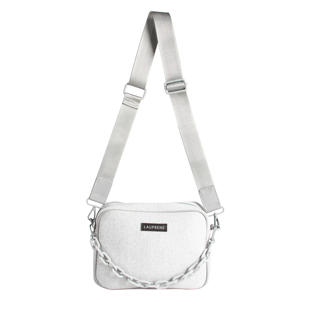 WANDERER NEOPRENE LAUPRENE CROSS BODY WITH CHAIN STRAP