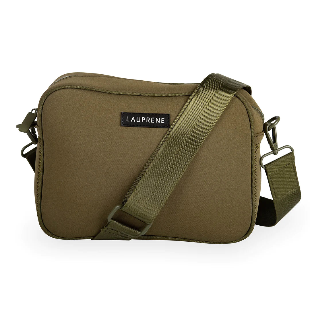 WANDERER NEOPRENE LAUPRENE CROSS BODY WITH CHAIN STRAP