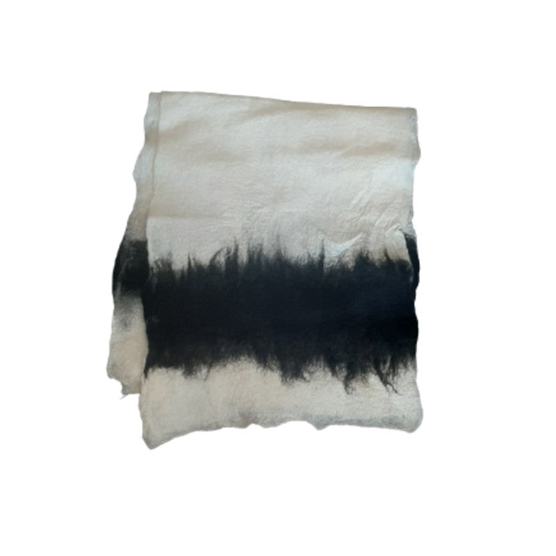 PURE WOOL HANDMADE FELT SCARF