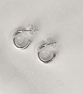 HOOP TUBE EARRINGS