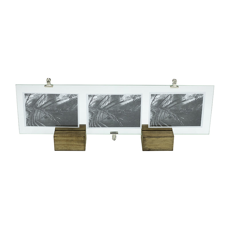 TRIPLE IMAGE GLASS CLIP FRAME
