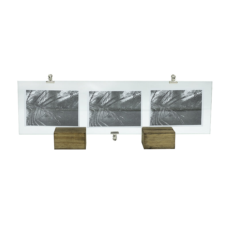 TRIPLE IMAGE GLASS CLIP FRAME