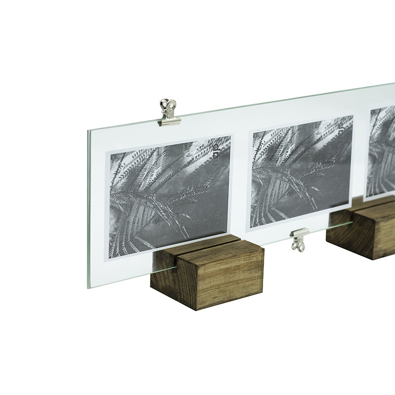 TRIPLE IMAGE GLASS CLIP FRAME