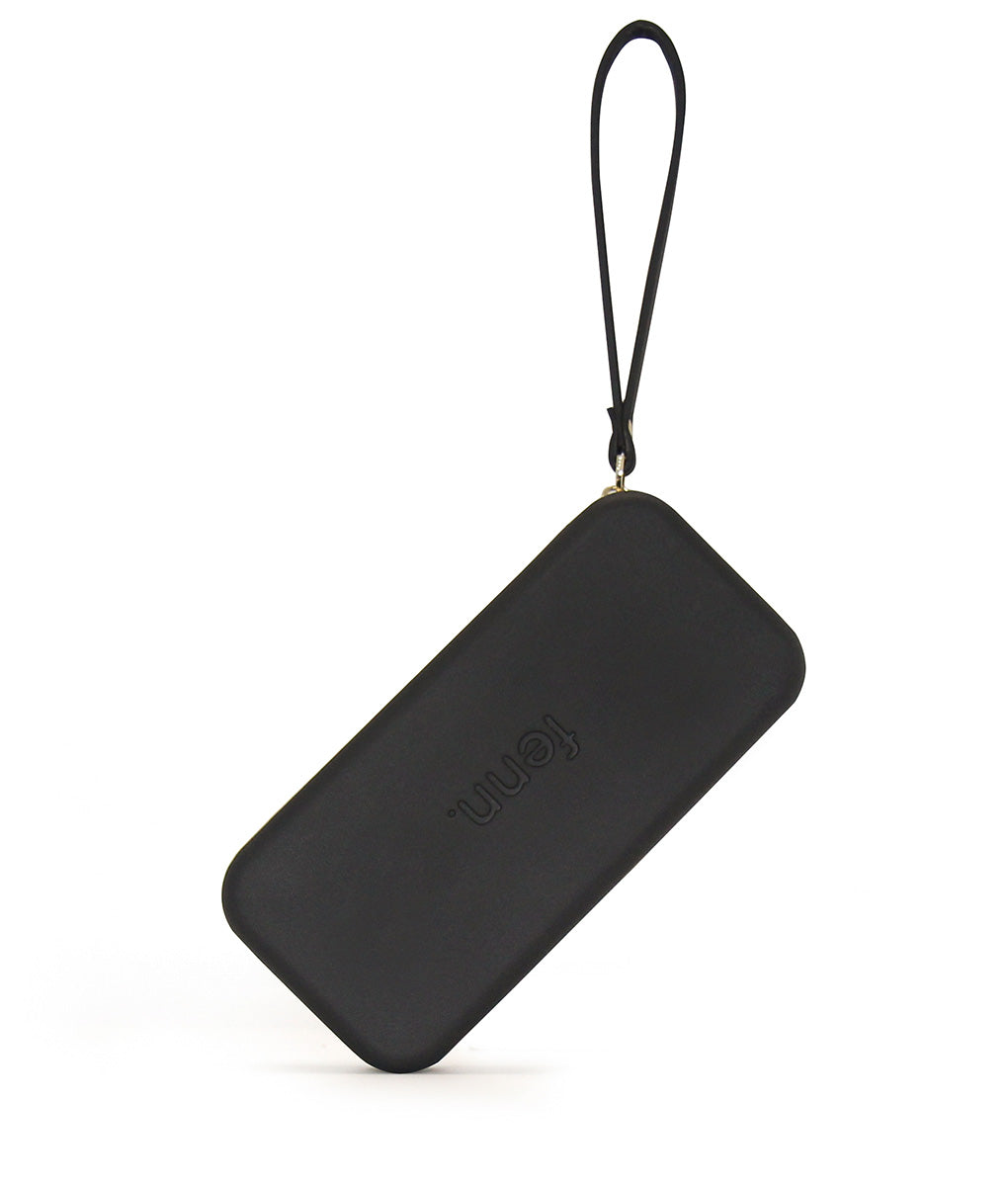 FENN BLACK WALLET WITH WRISLET