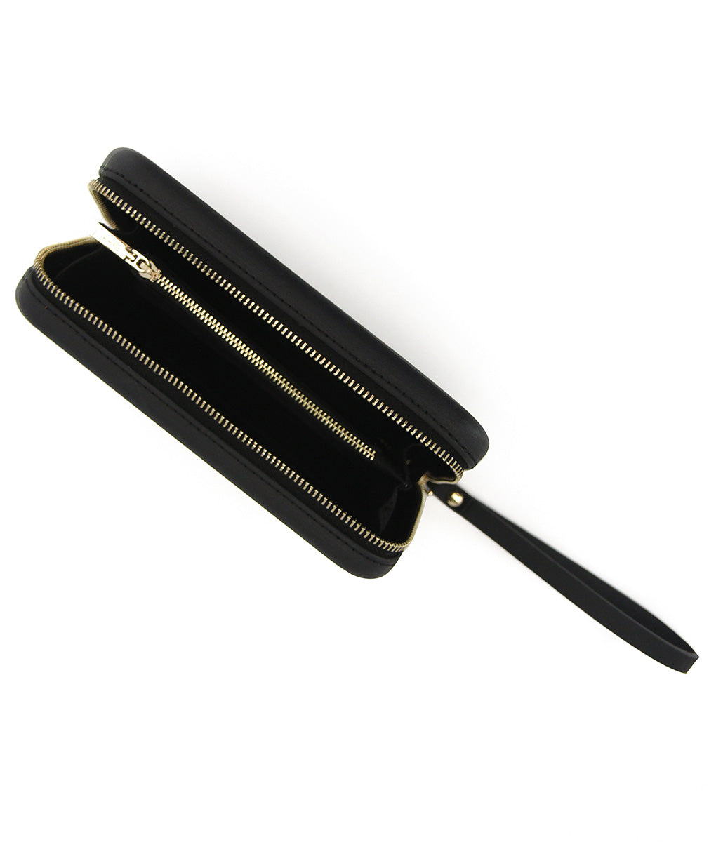 FENN BLACK WALLET WITH WRISLET