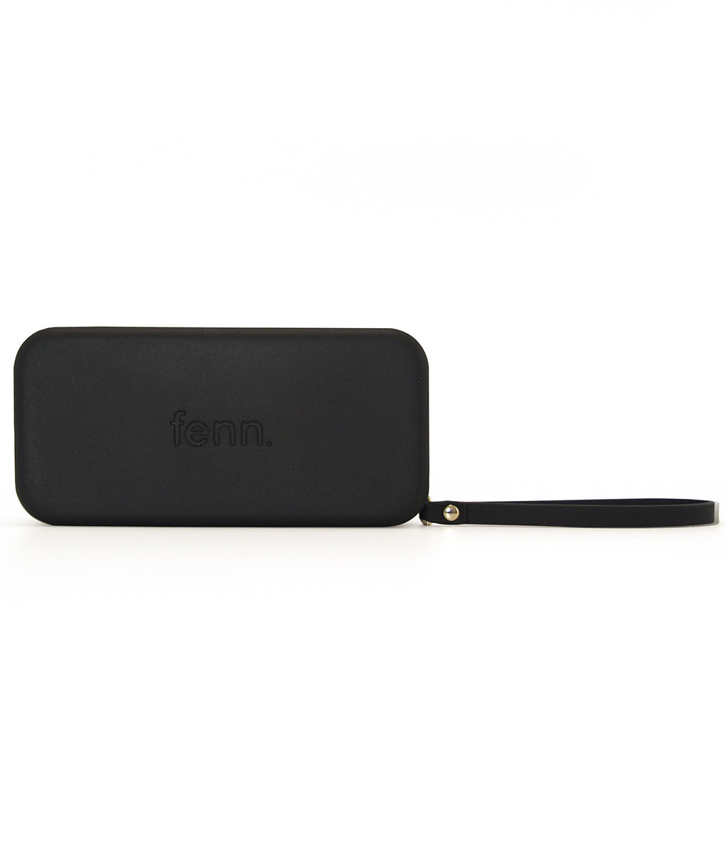 FENN BLACK WALLET WITH WRISLET